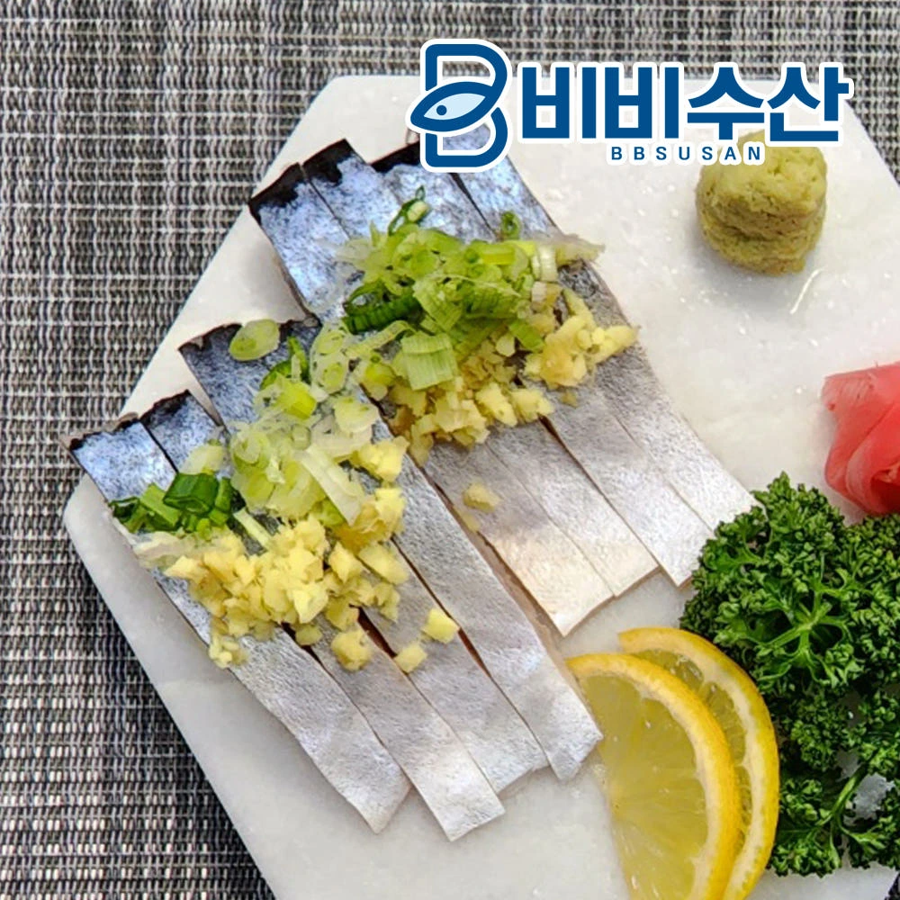 국산 고등어회 시메사바 제주 고등어 초절임 실제 상품 이미지