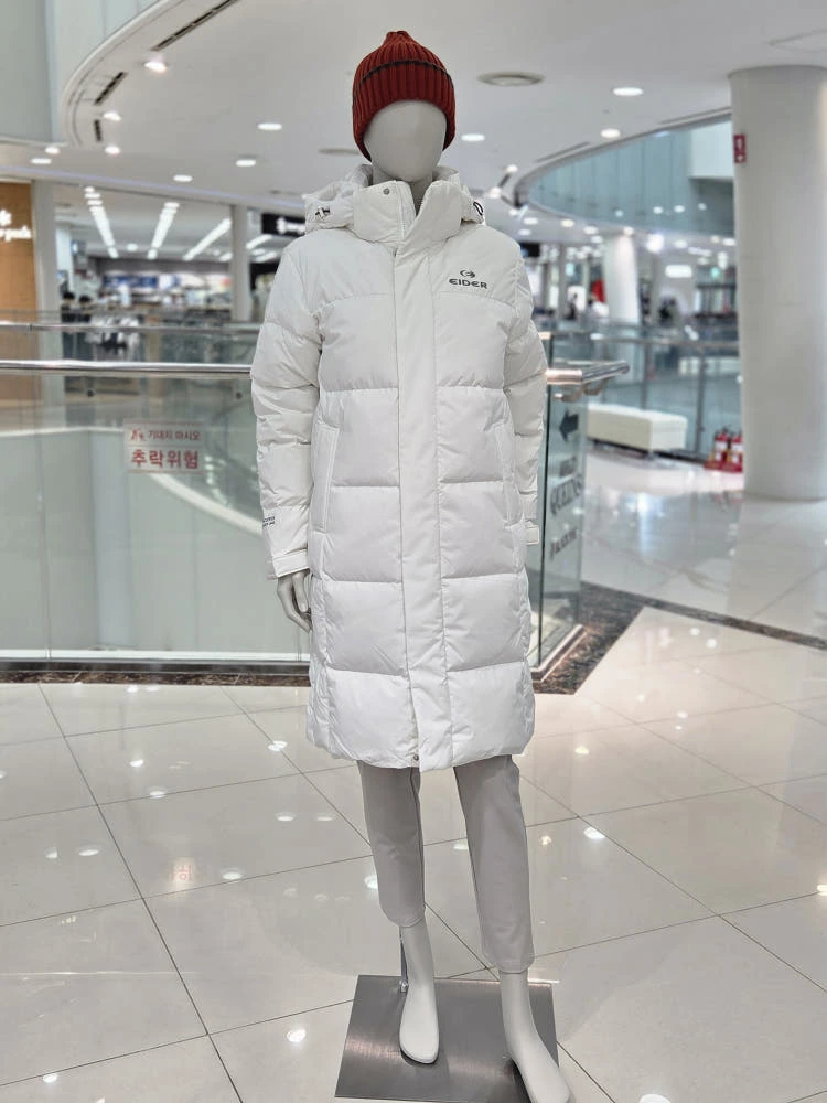 아이더 롱패딩 구스다운 스테롤 UW25507 실제 상품 이미지