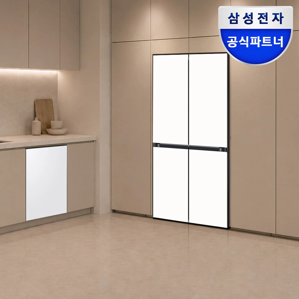 [신혼가전 추천] 삶의 질 수직상승! 14인 식기세척기 & 4도어 에센셜화이트 냉장고 세트