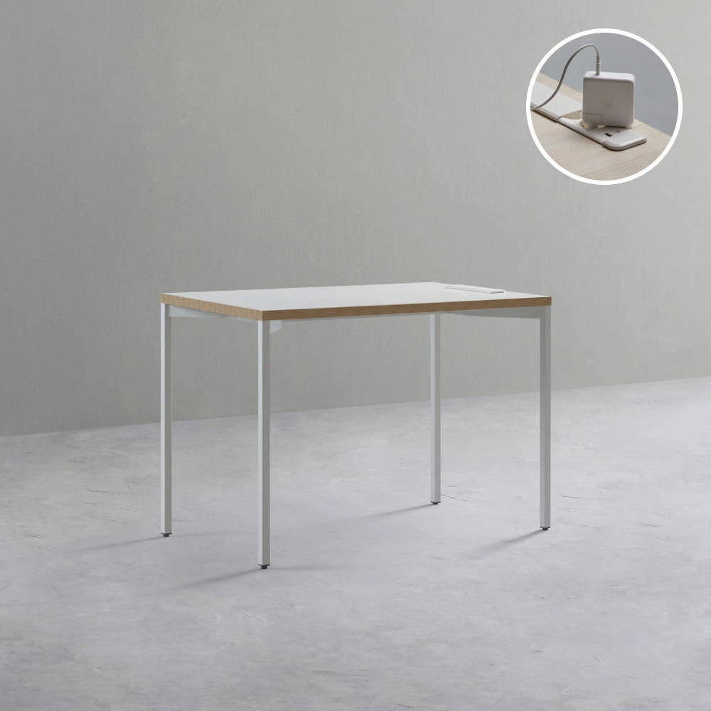 공간의 완성, 데스커 노트북 책상 1000x600mm 화이트 솔직 후기