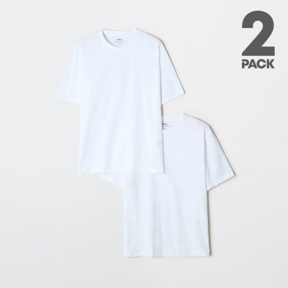 [2PACK] 스파오 COOL 루즈핏 반팔티 (SPRWGA9A02)매일 입는 기본 화이트 반팔티, 가성비 종결템 솔직 리뷰
